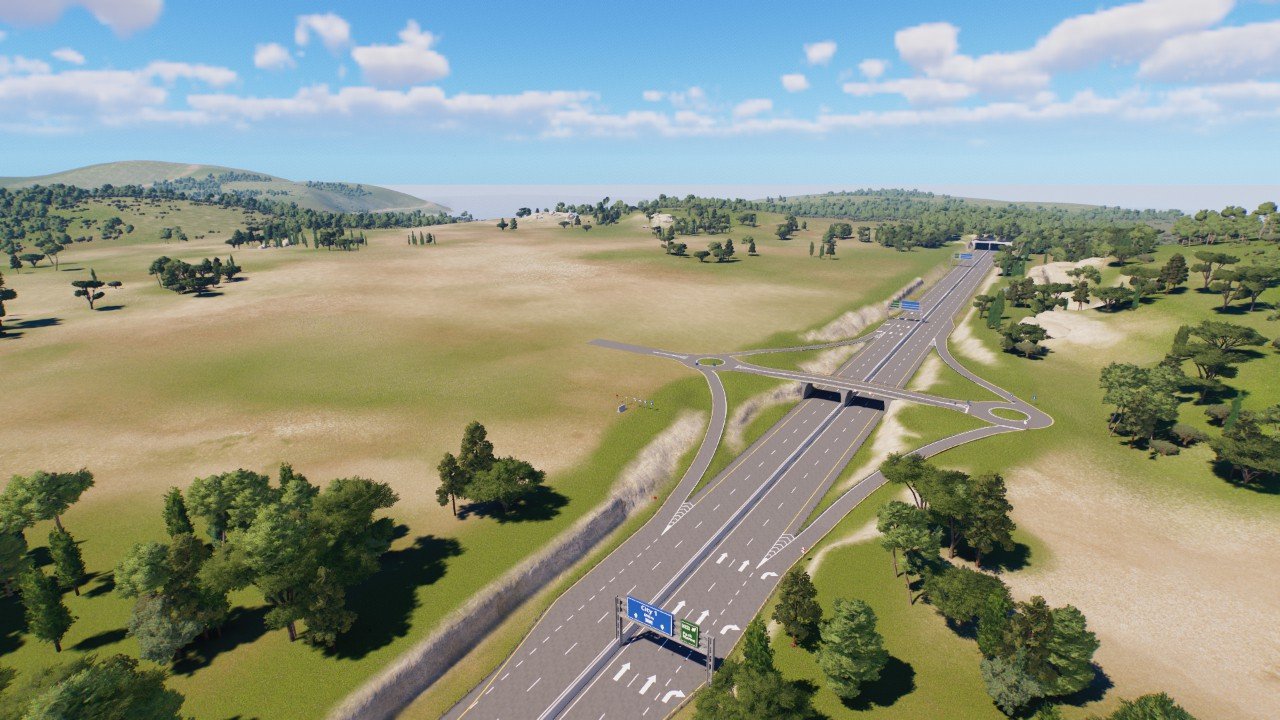 Highway map scenario - Workshop - Planet Coaster 2
