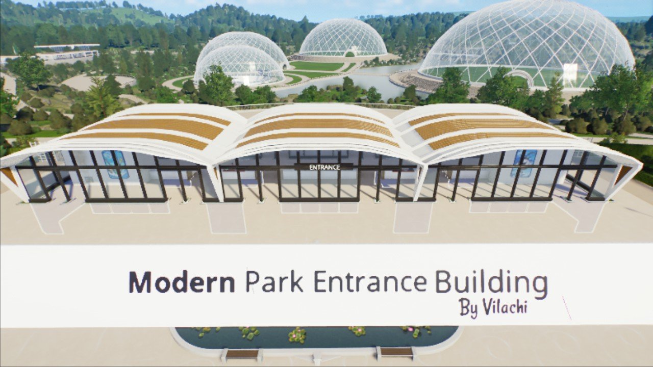 Modern Park Entrance building by Vilachi
