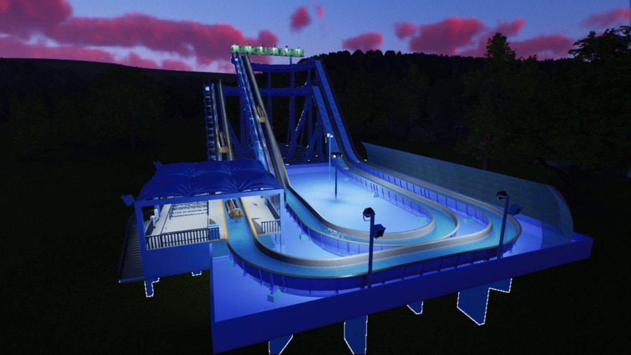 Jungle River Reverchon Transportable Log Flume