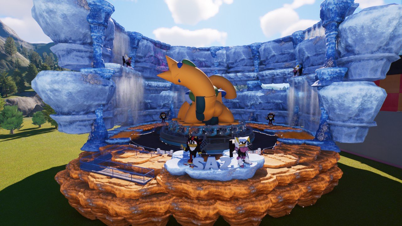 Biolizard Boss Ride from SA2 - Workshop - Planet Coaster 2