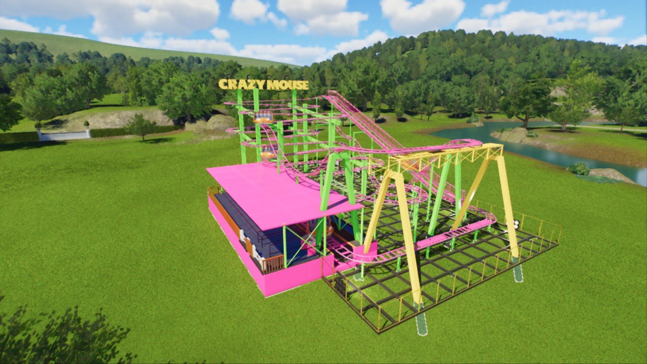 Crazy Mouse Reverchon Spinning Coaster