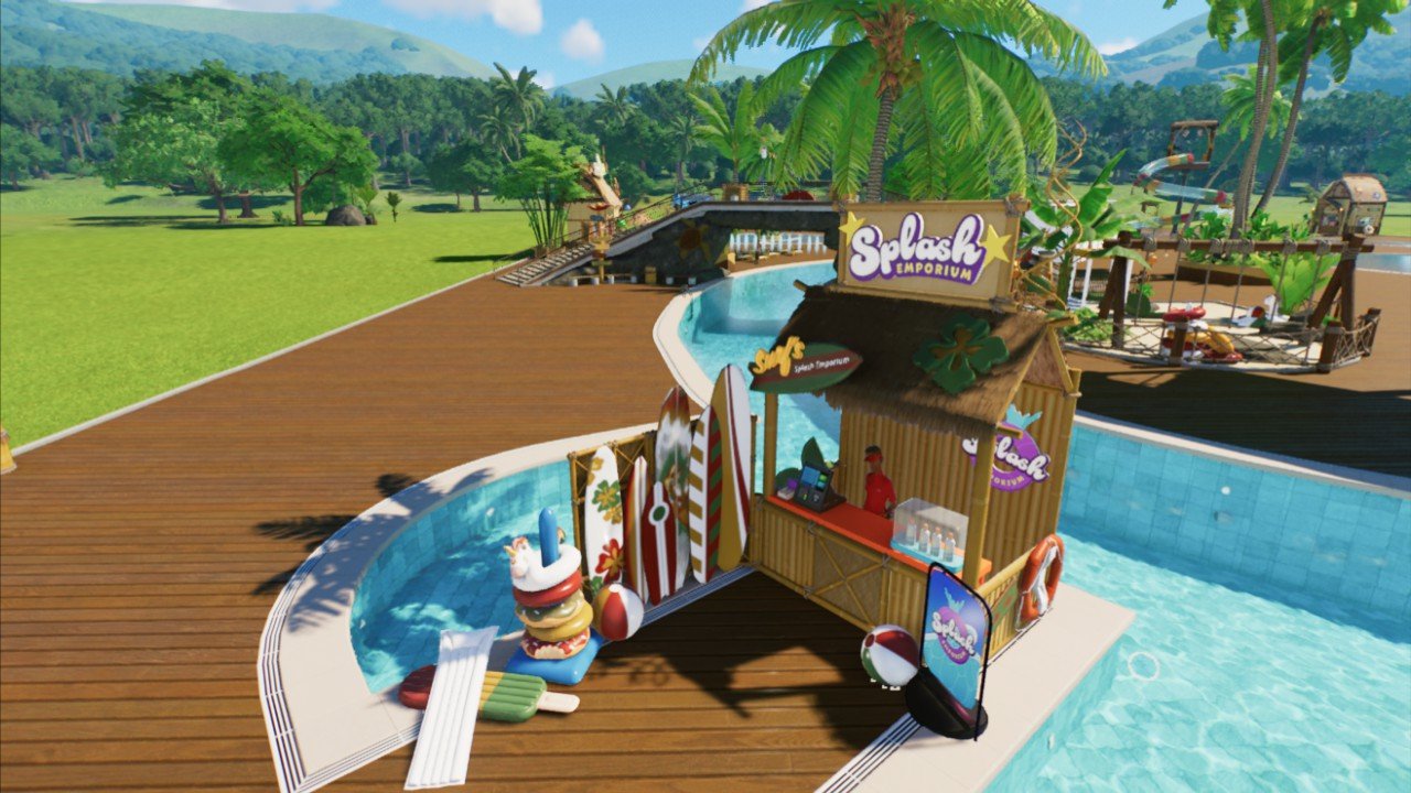 Resort themed splash emporium - Workshop - Planet Coaster 2