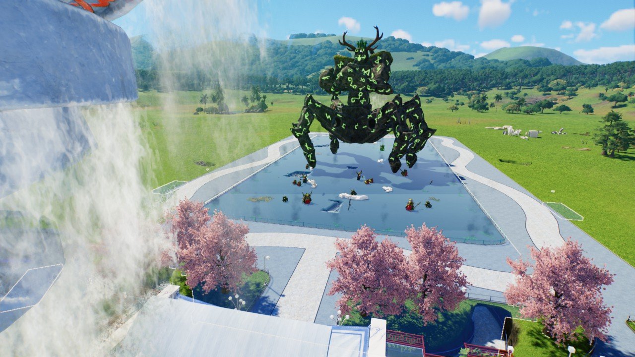 Battle on the Inverted Temple - Workshop - Planet Coaster 2