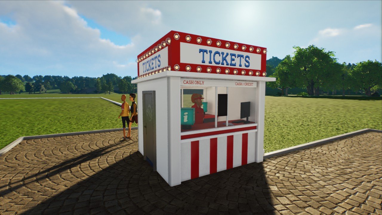 Retro Ticket Booth By Mrs TeaRex