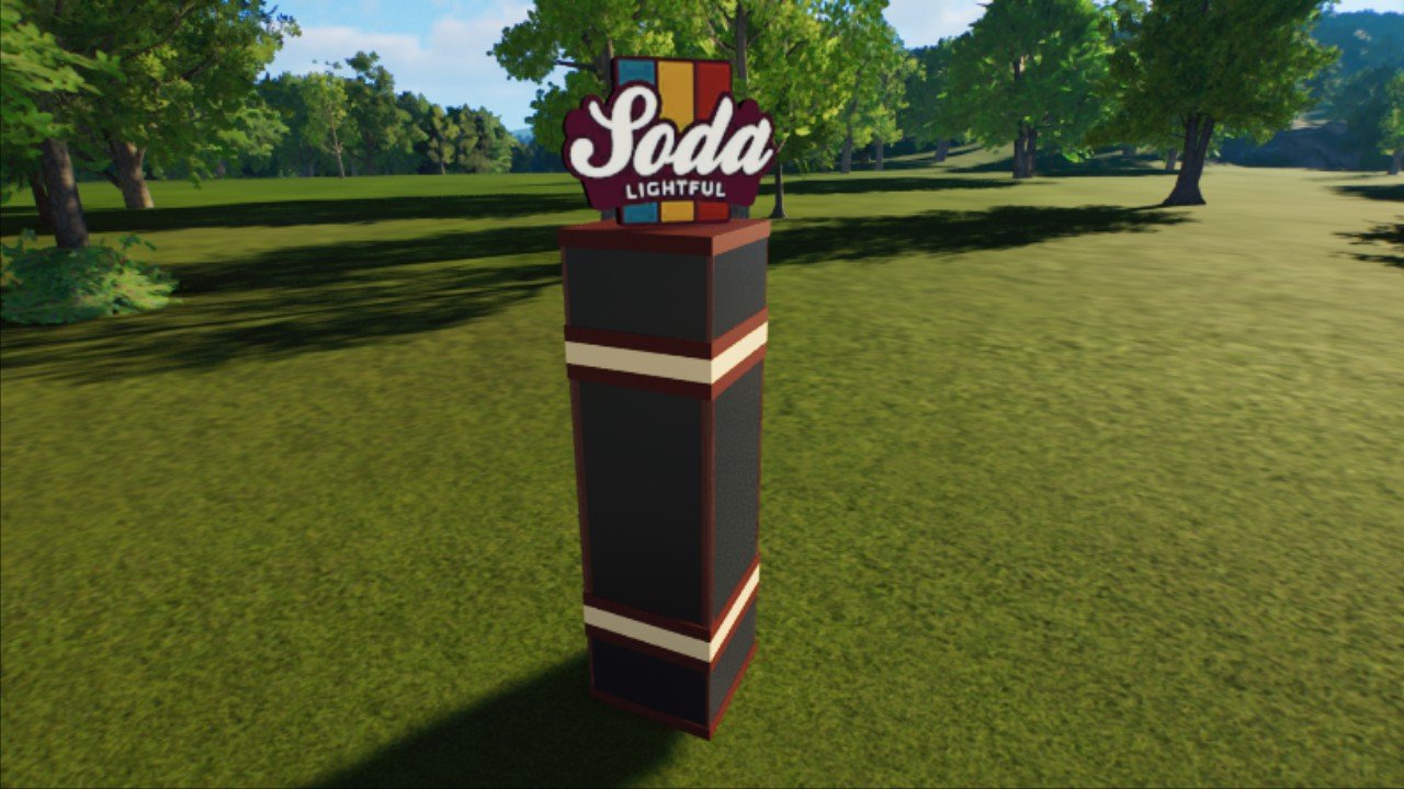 Soda Lightful Advert Tower