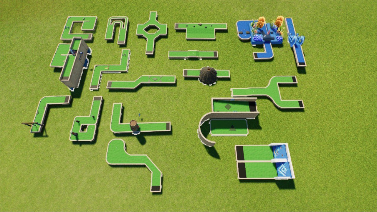 Golf Course Coaster 18 Hole Mini Golf Course - Workshop - Planet Coaster 2