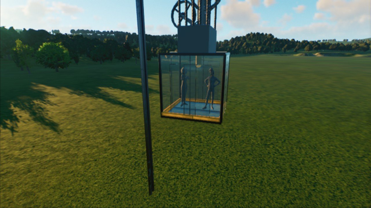working elevator