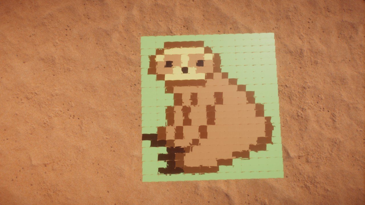 Sloth pixel art