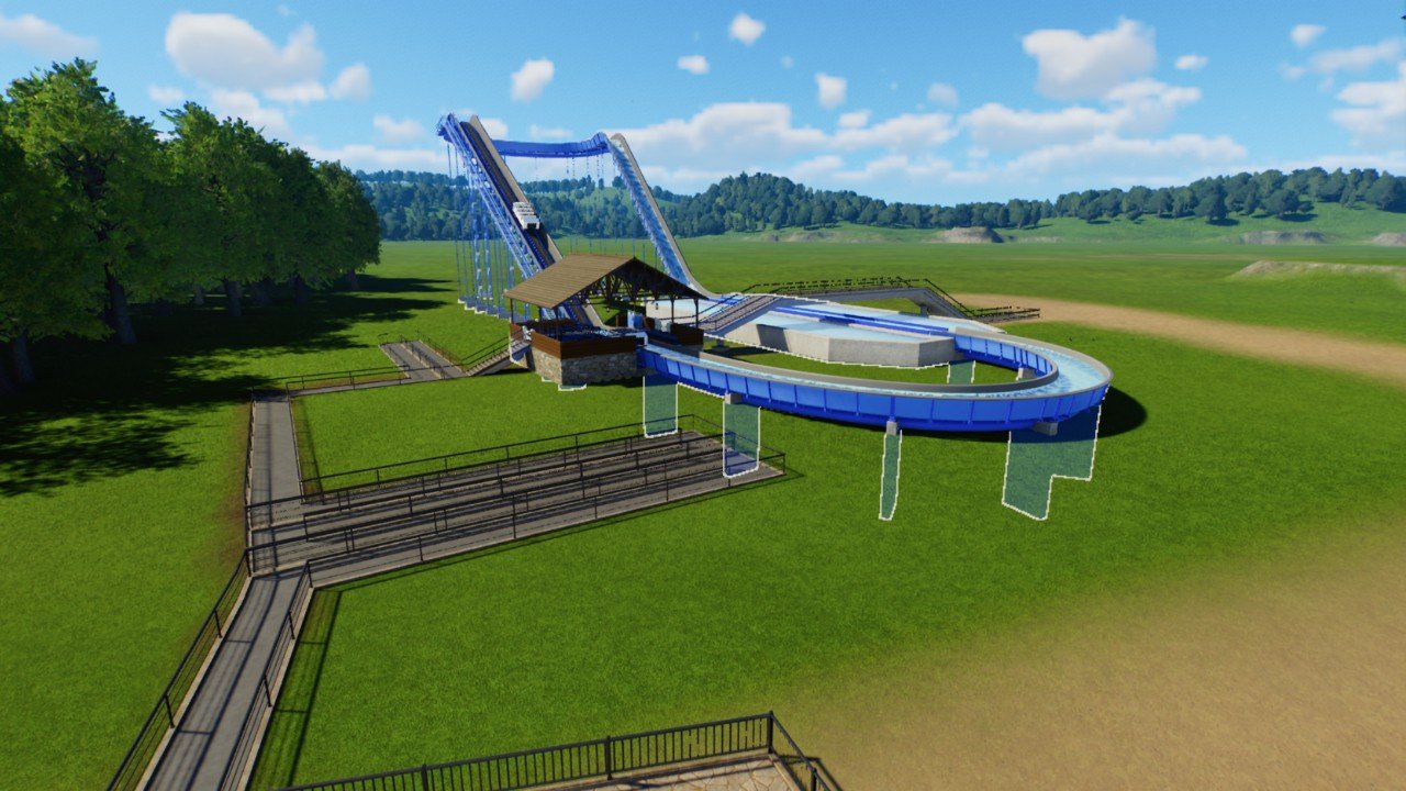 Classic Log Flume - Workshop - Planet Coaster 2