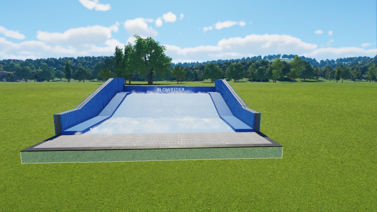 Flow Rider Structure Flow Rider - Workshop - Planet Coaster 2