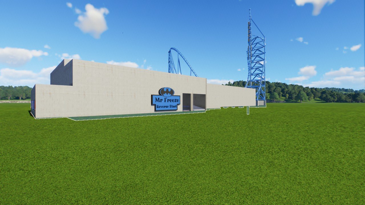Mr Freeze Reverse Blast - Workshop - Planet Coaster 2
