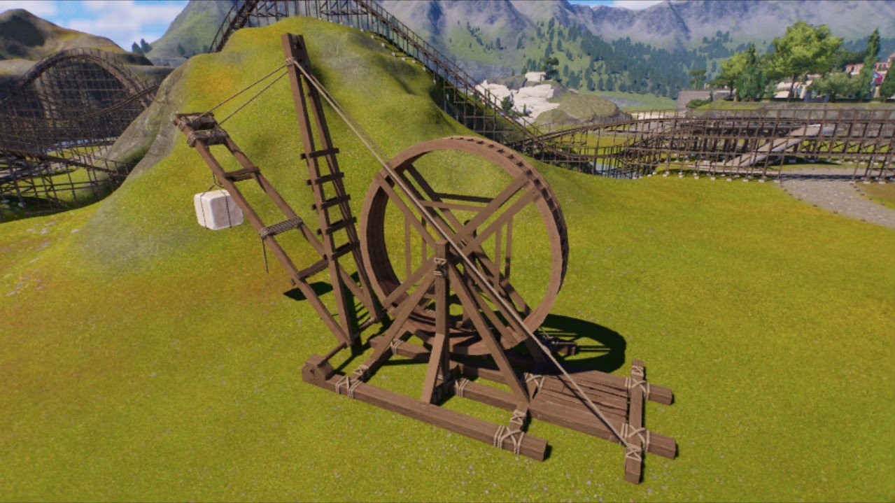 Mythology Treadwheel Crane