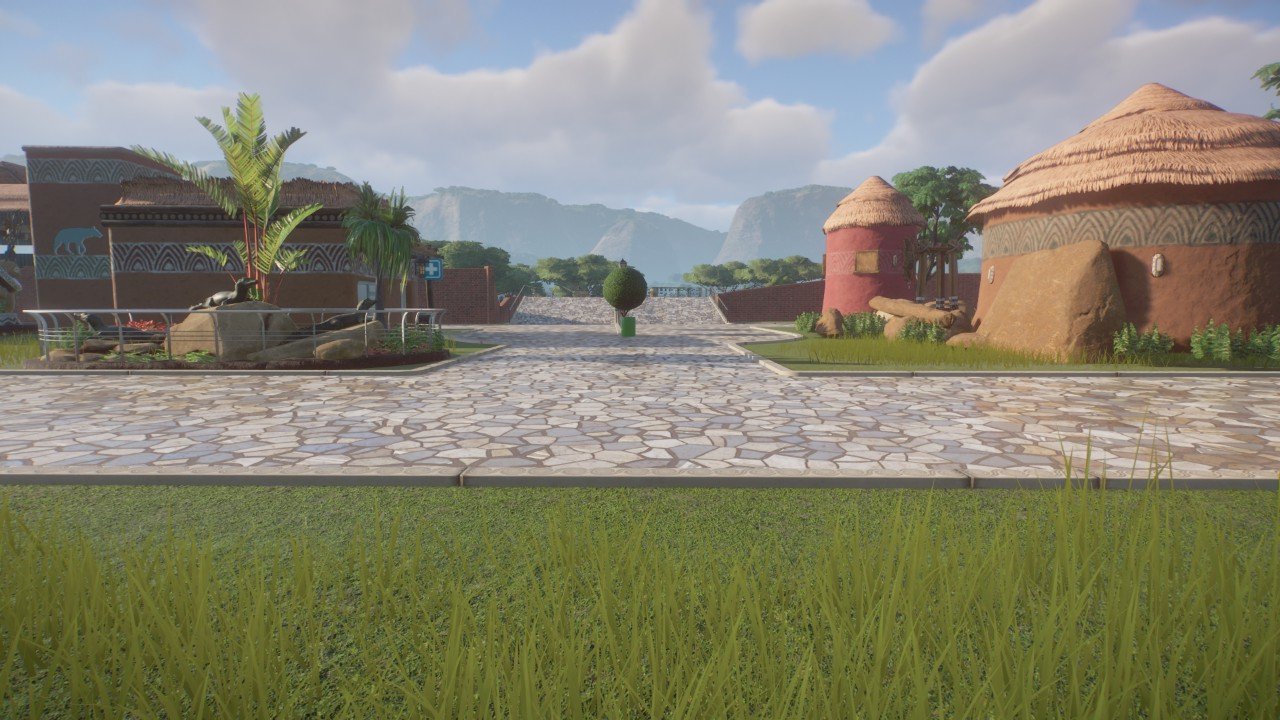 African habitat with everything you need