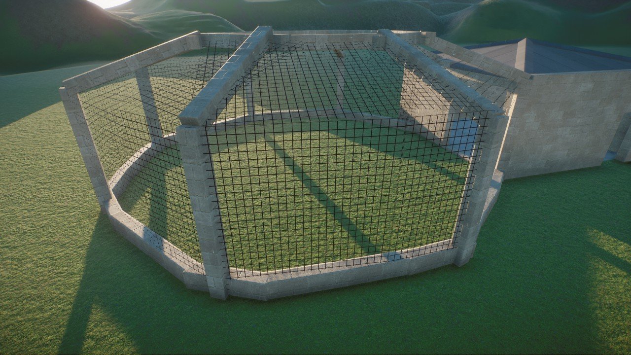 Small animal dome pen thing