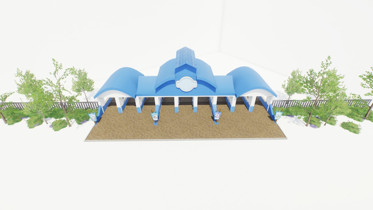 Park Entrance - modern