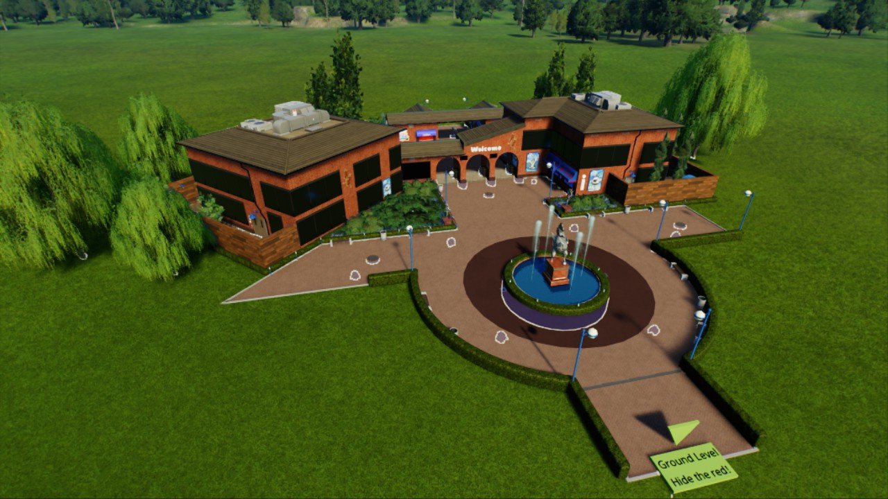 Modern Park Entrance