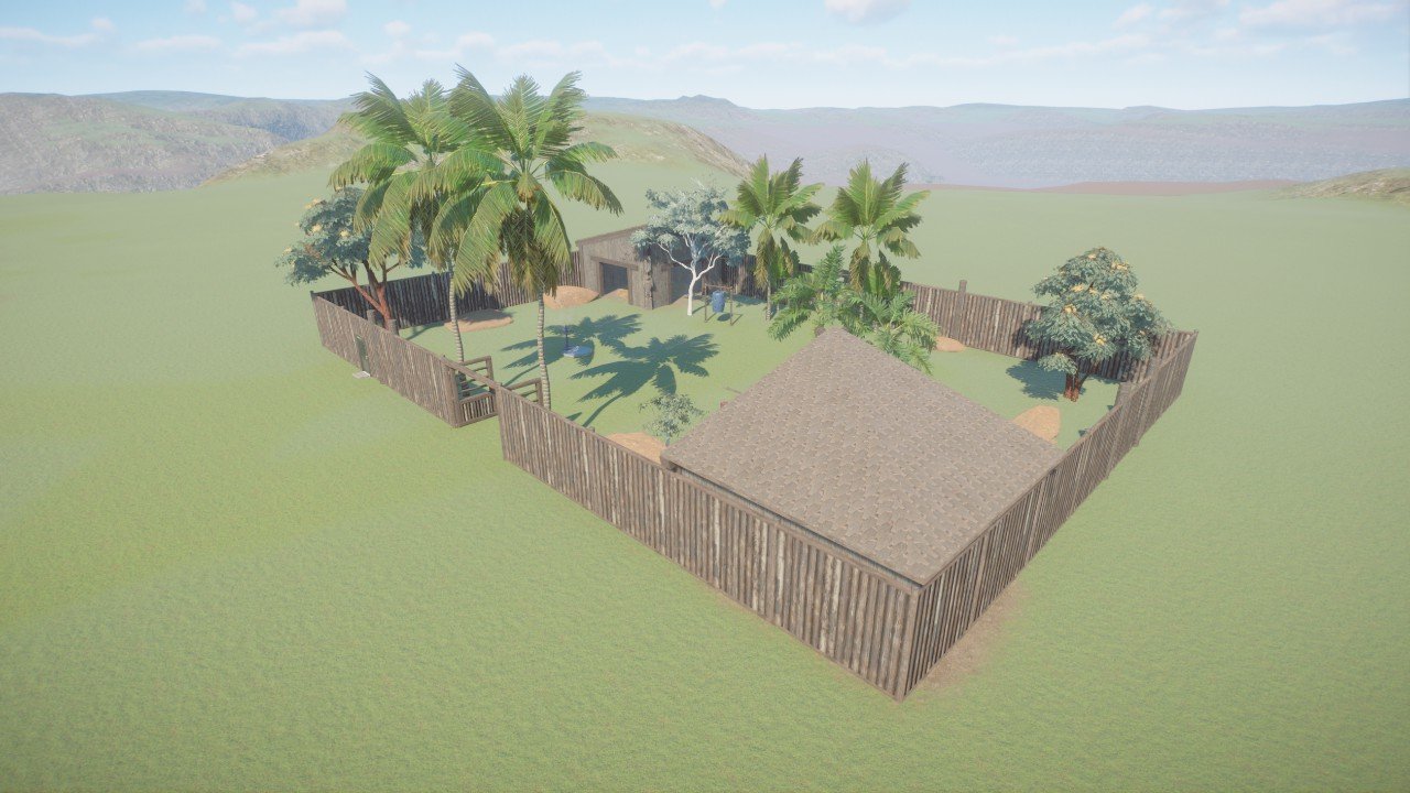 Habitat kangourou roux