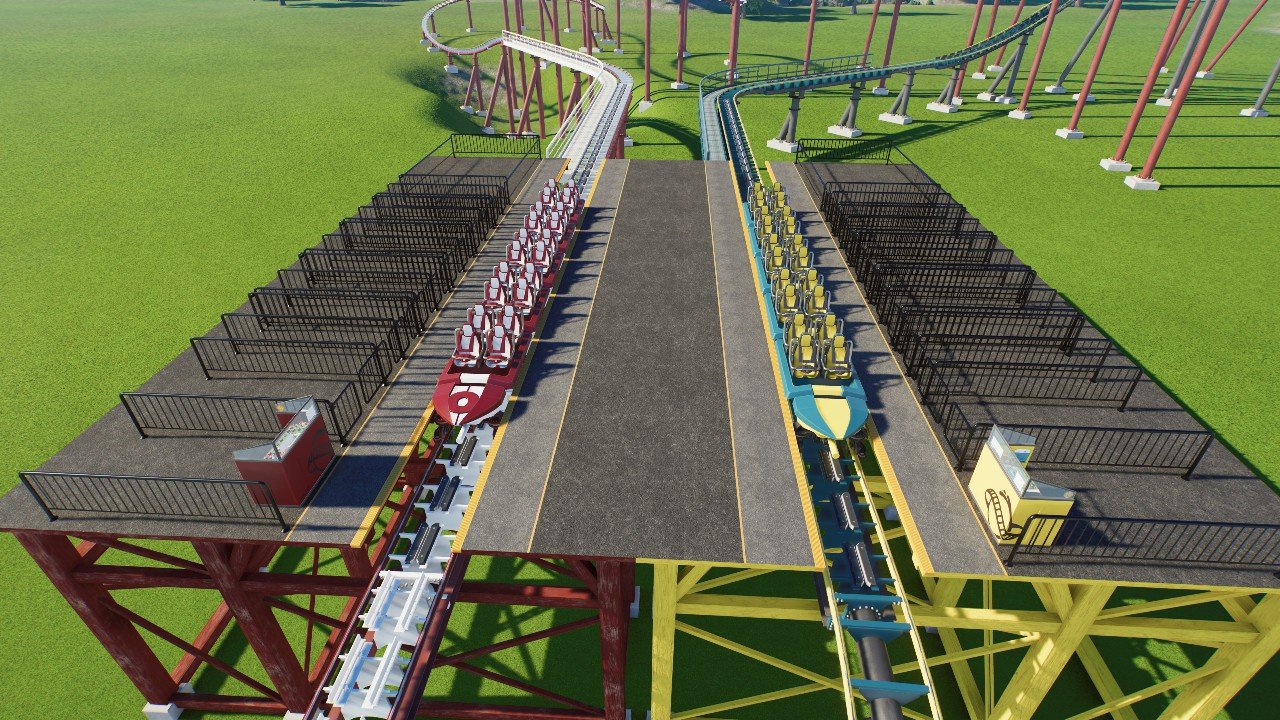 Invincible dueling coaster