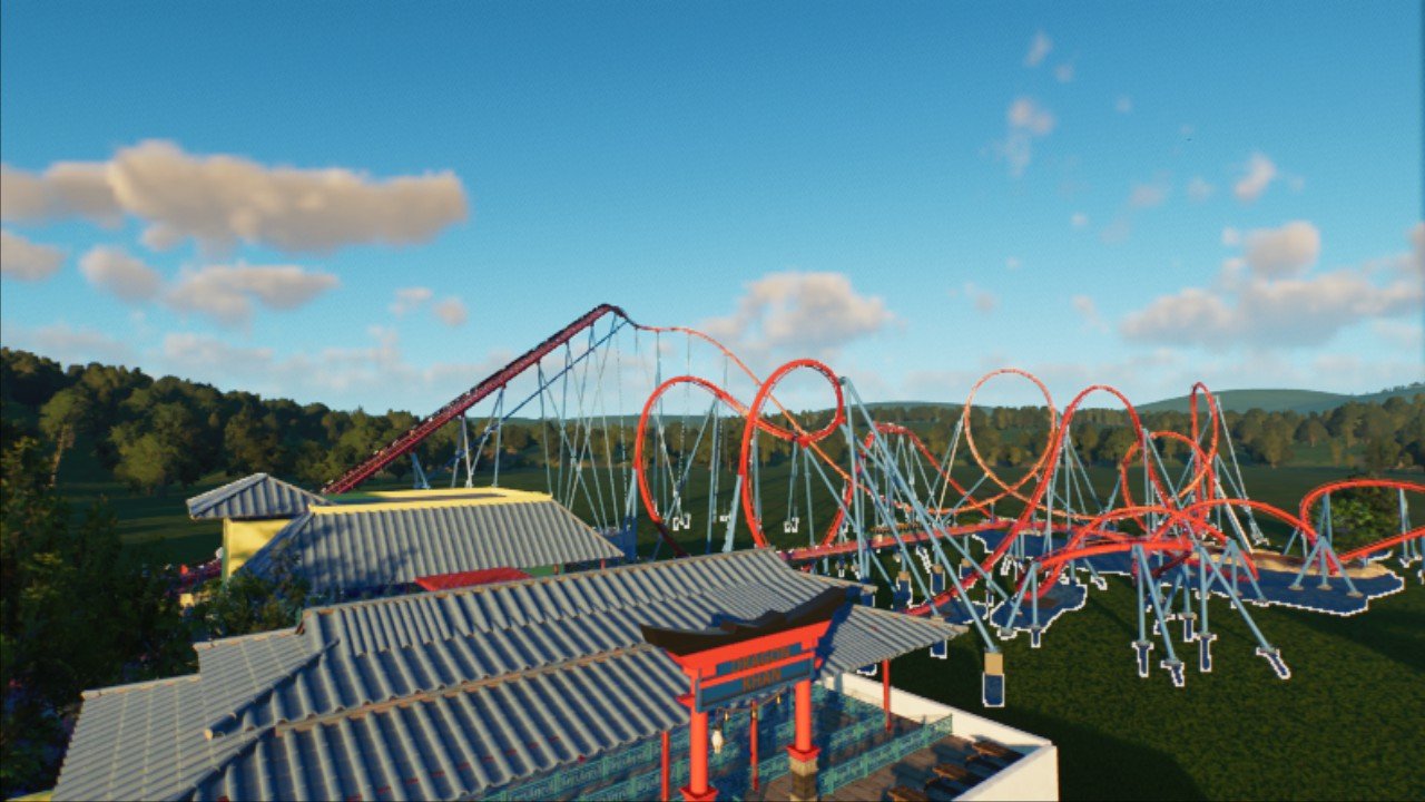 Dragon Khan - Custom Supported B&m Sitdown Coaster - Workshop - Planet ...