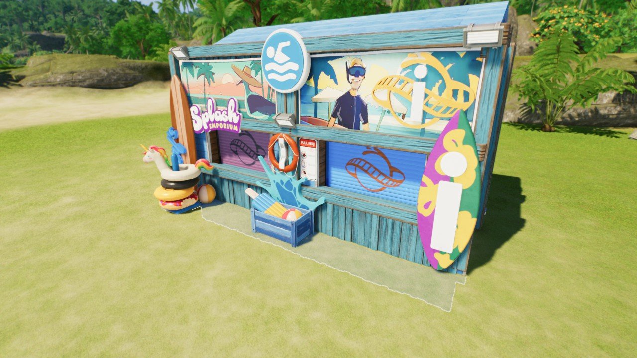Resorts splash shop & info - Workshop - Planet Coaster 2