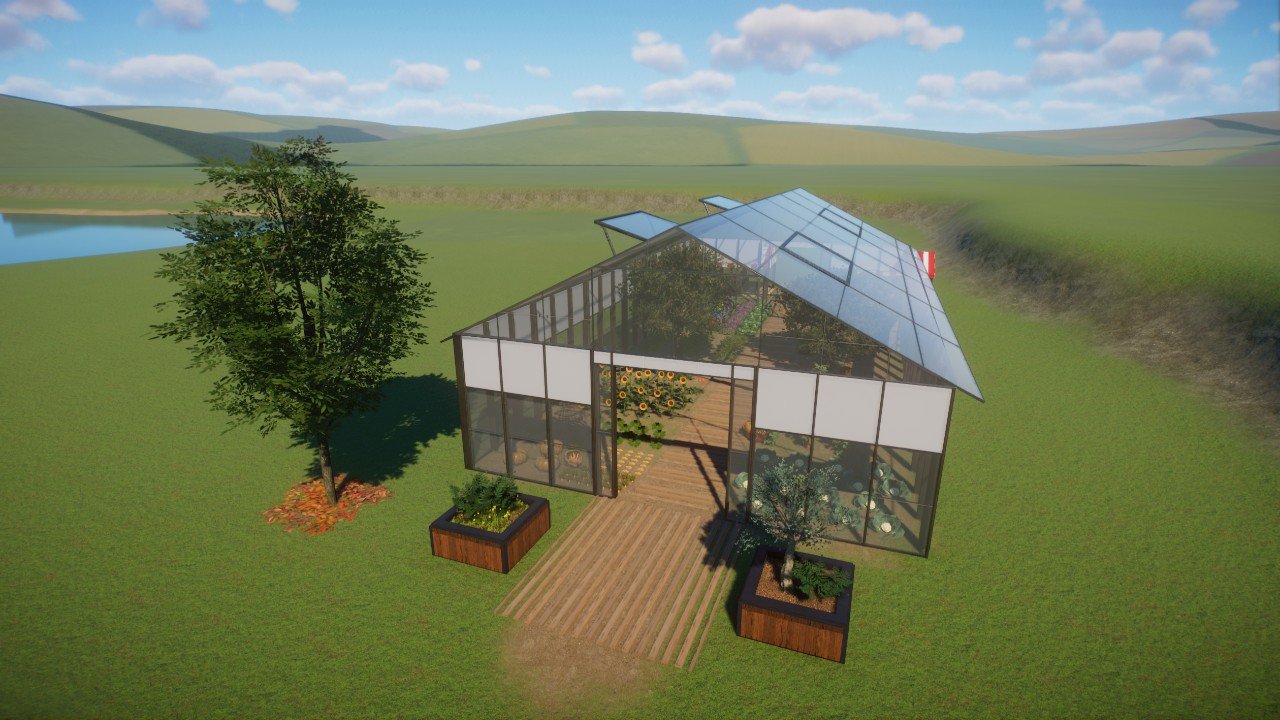 Fruits and vegetables greenhouse