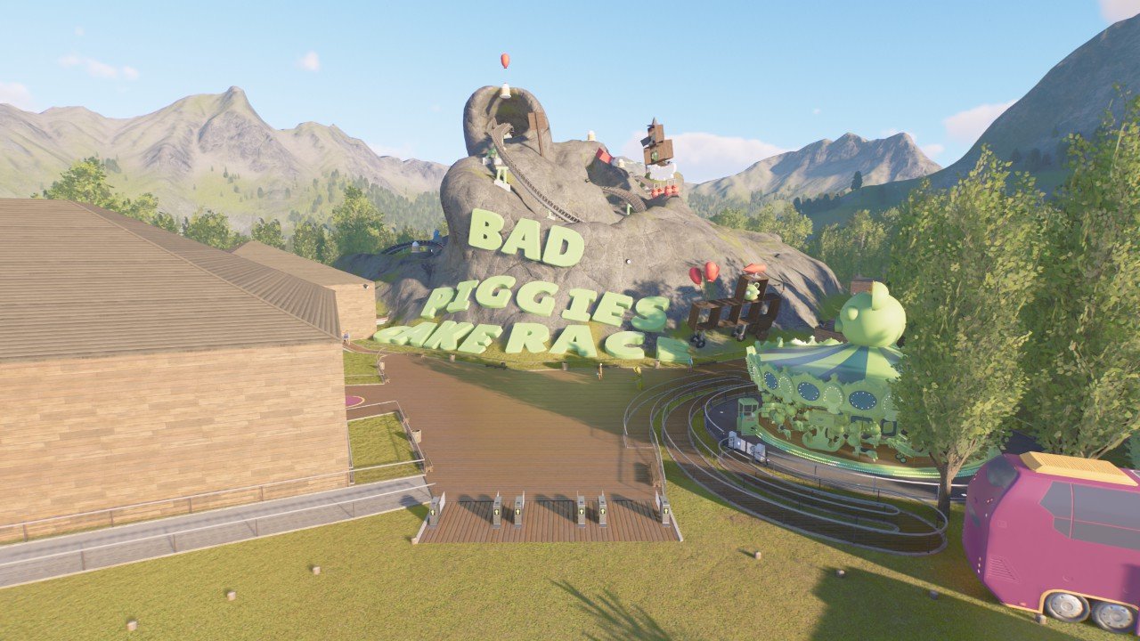 Bad Piggies Cake Race