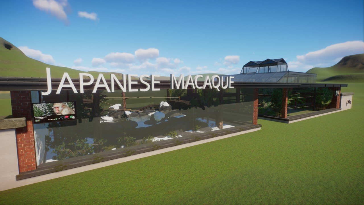 Japanese Macaque Dual Climate Habitat