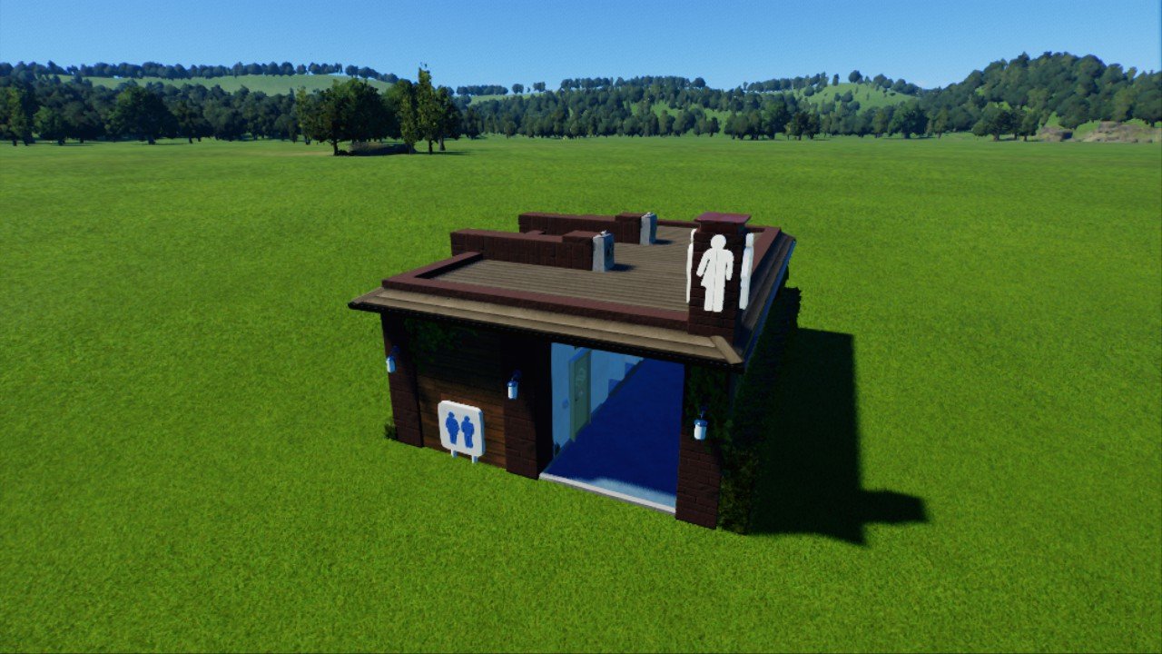 Modern Toilet block