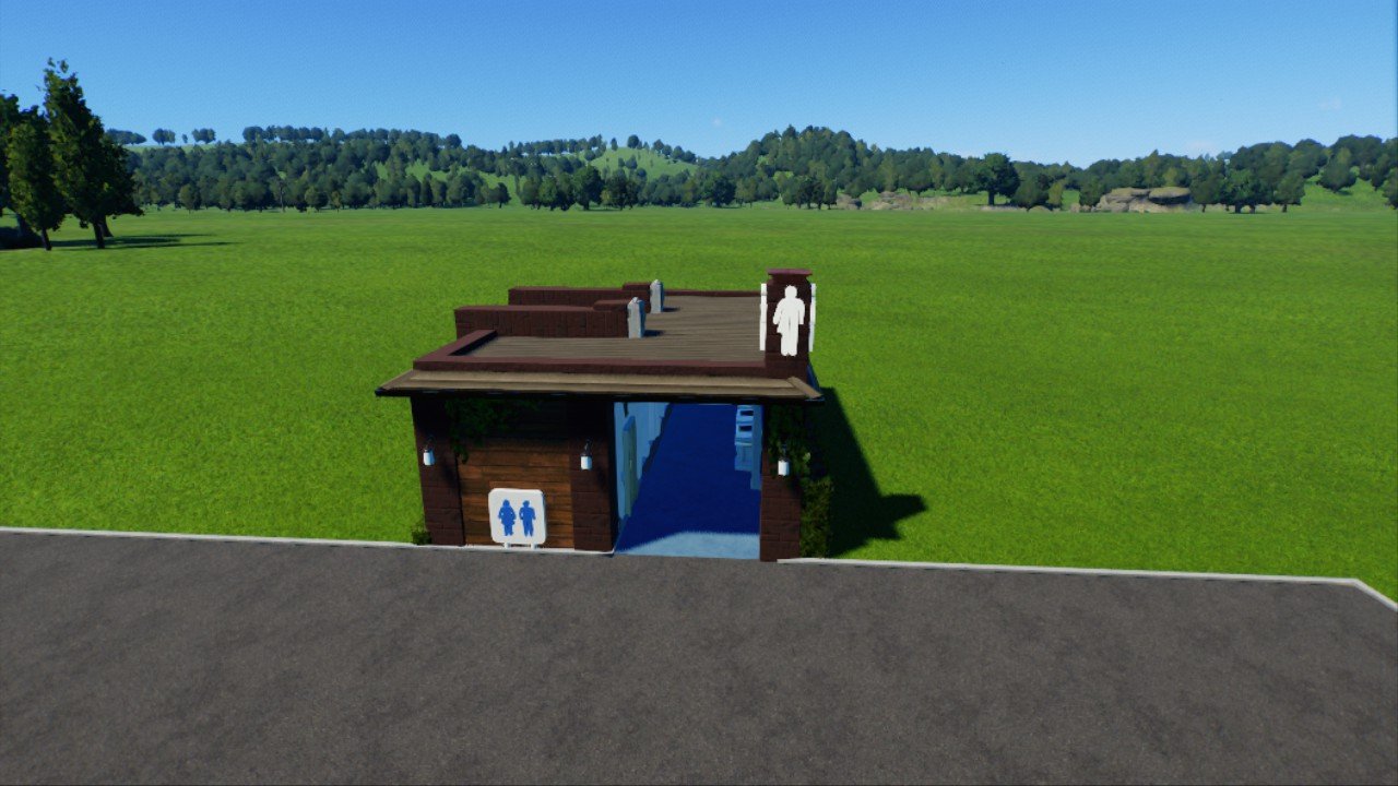 Modern Toilet block