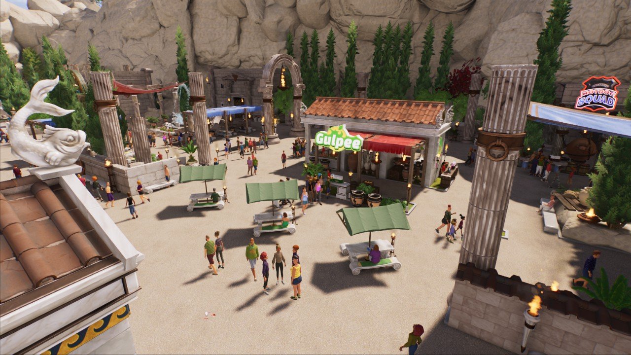 Greek street market