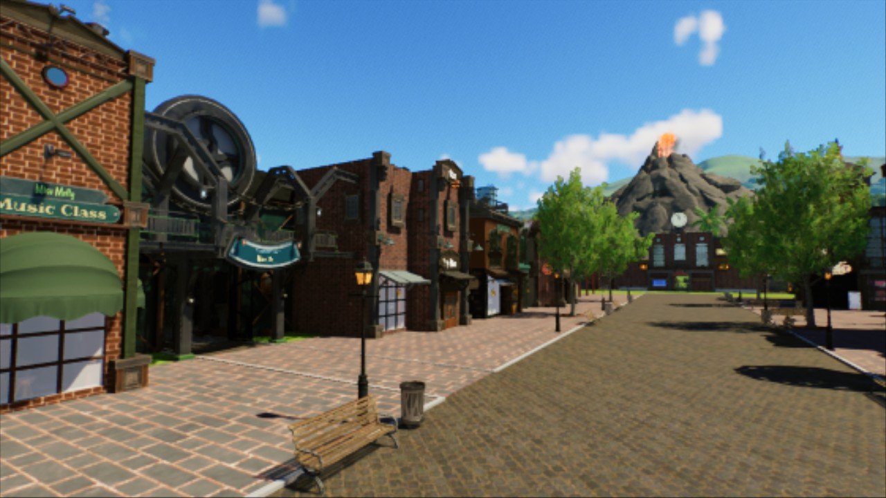 Steampunk Main Street 1 - Jules Verne Restaurants