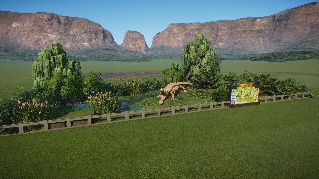 Suchomimus skeleton diorama 2