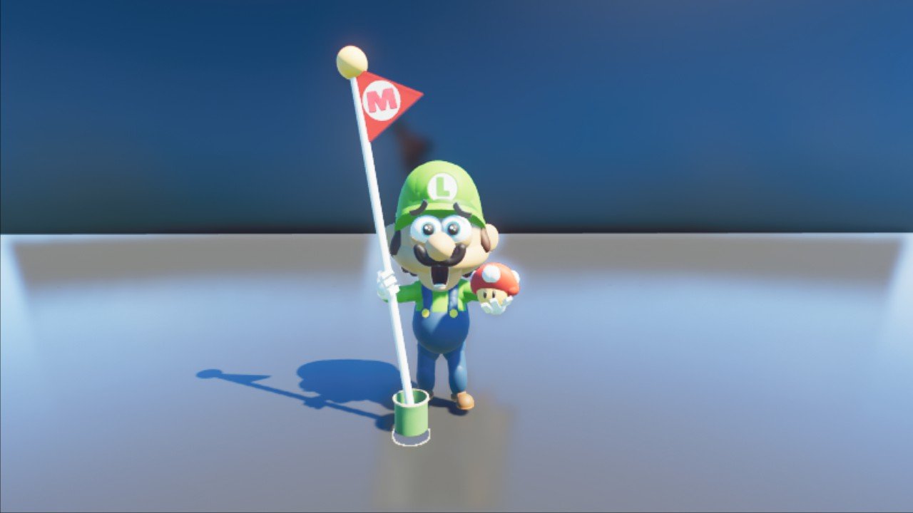 KodyBits  Super Mario Statue