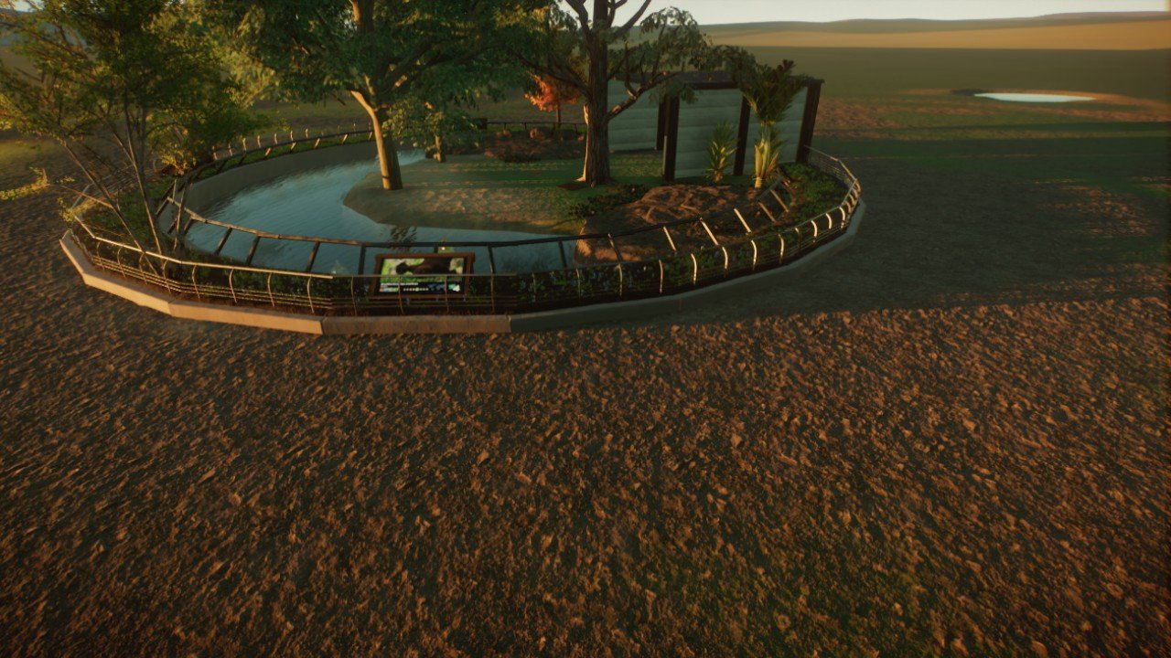 Small platypus habitat