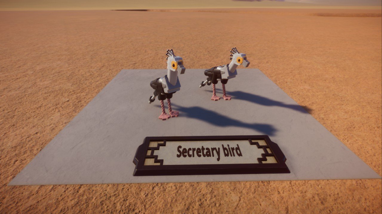 Secretary Bird prop
