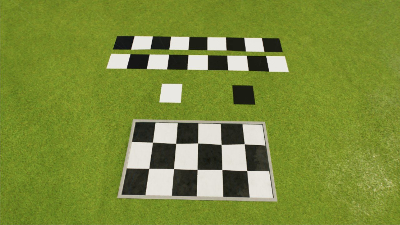Black & White Tile Floor