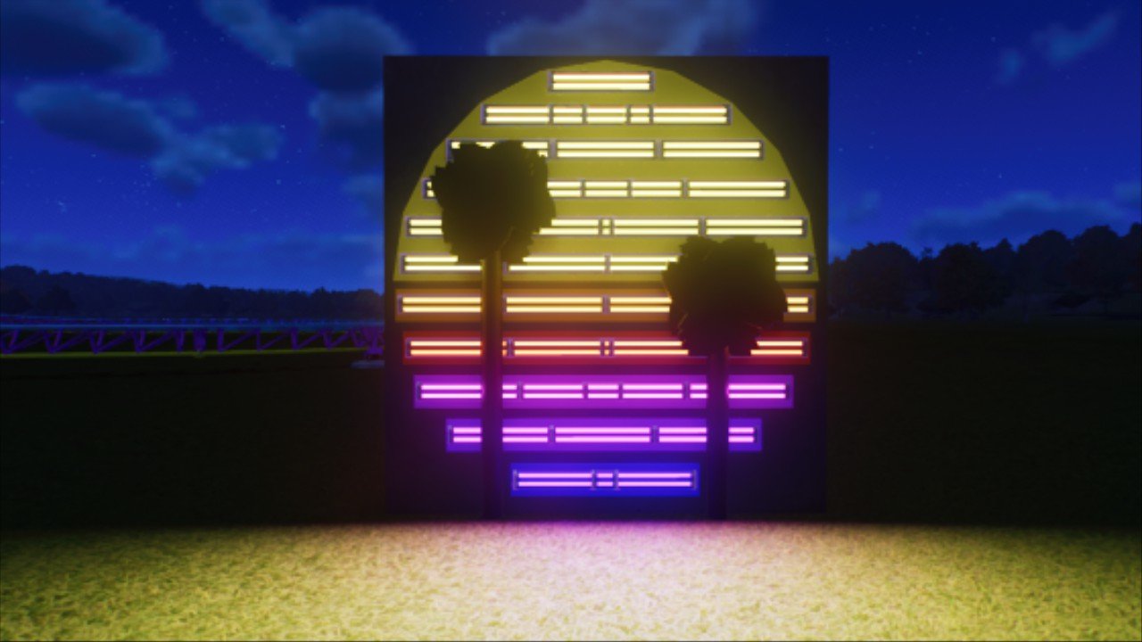 80s Neon Sunset
