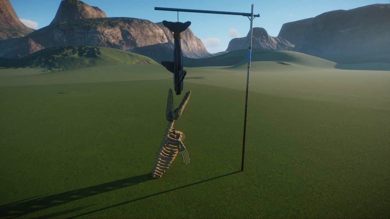 Mosasurus feeding time diorama