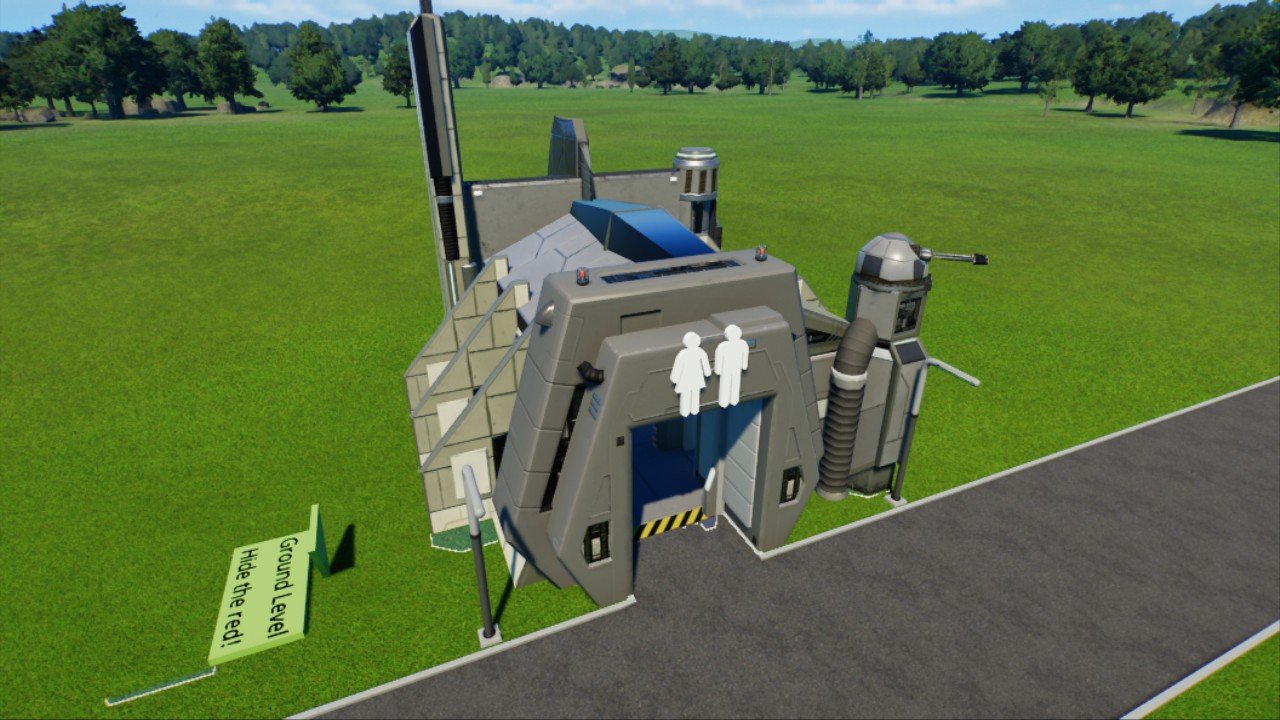 SciFi Toilet block