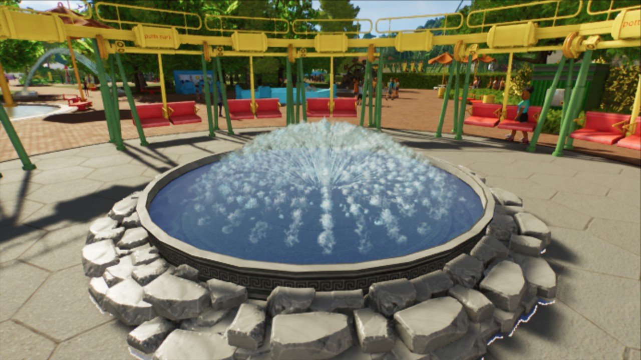 Fountain scenery item
