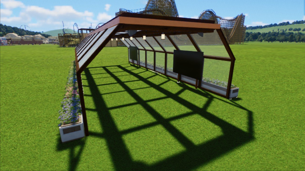 Glass Covered Walkway