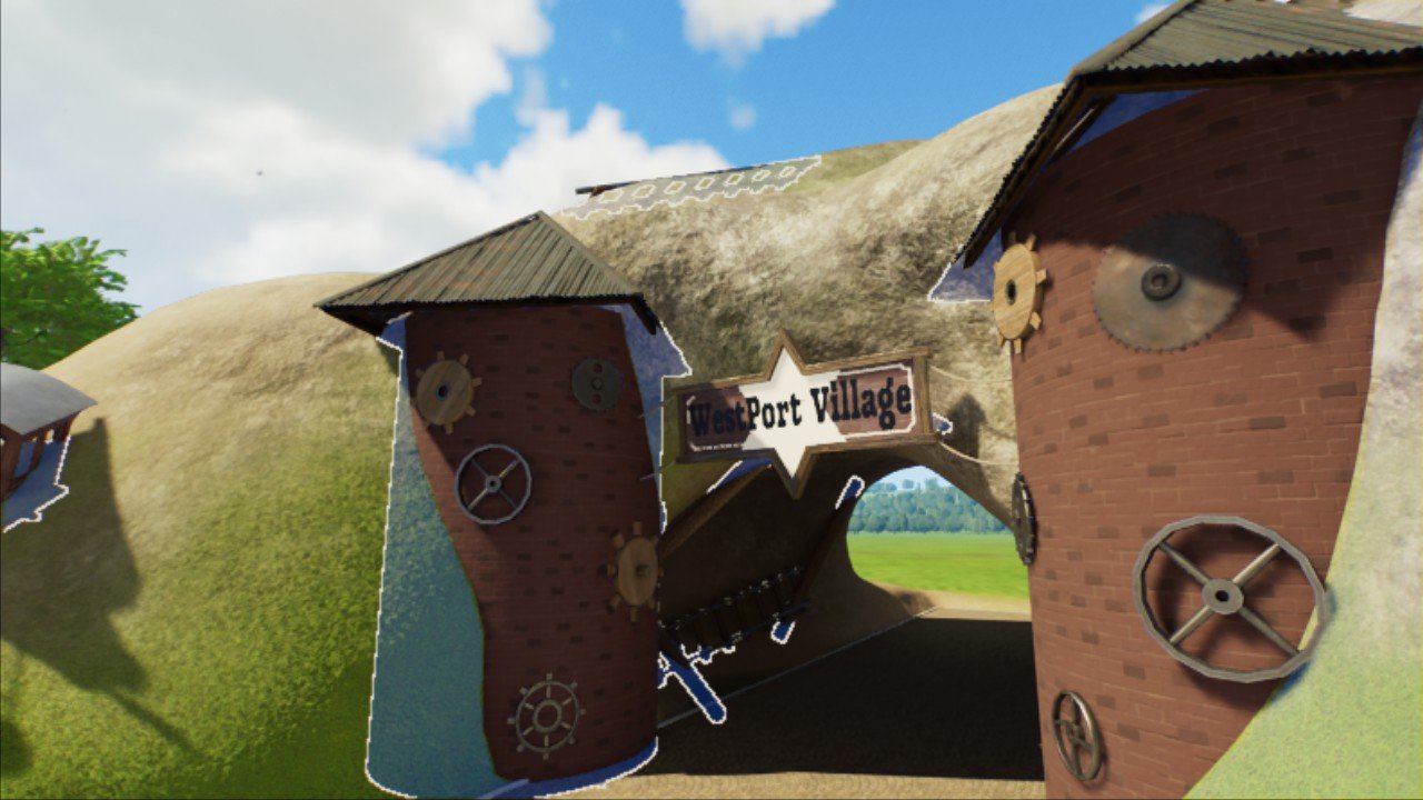 West Port Village Entrance