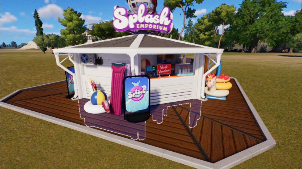 Vintage Splash Emporium - Workshop - Planet Coaster 2