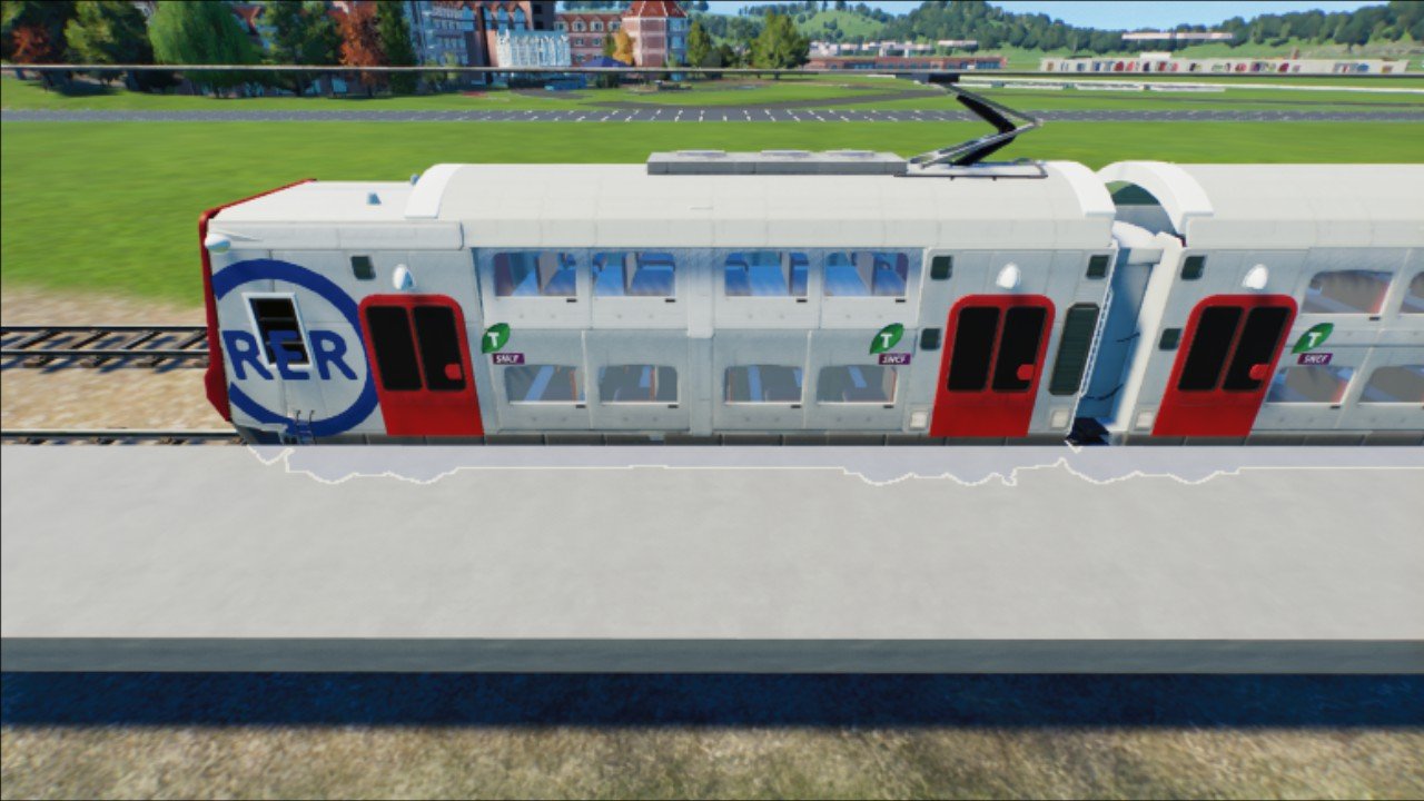 RER Train and Wagon
