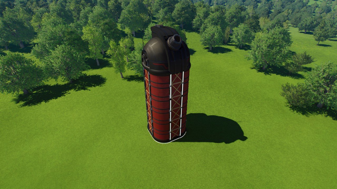 Sci-fi Cannon Tower