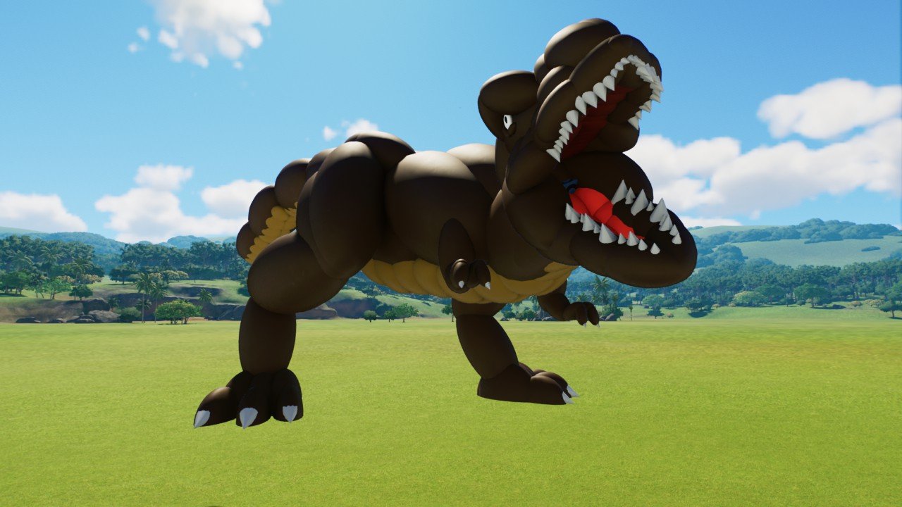 Jurassic Park Trex Dynamic pose