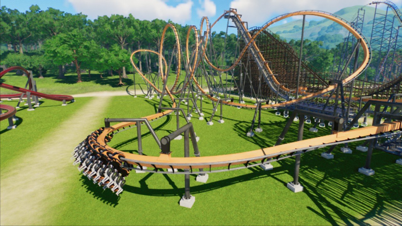 Compact 4Seat Invert Coaster - Workshop - Planet Coaster 2