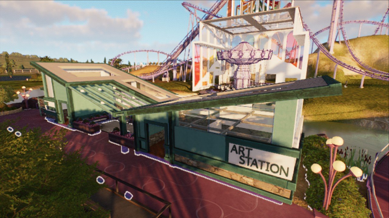 Art Gallery - Workshop - Planet Coaster 2