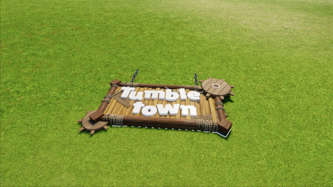 tumble town sign
