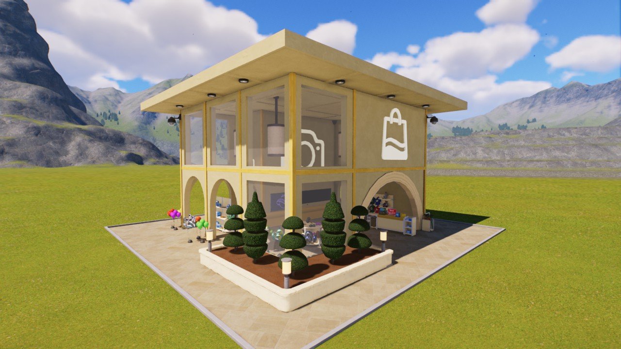 Photo Kiosk and Souvenir Shop Modern